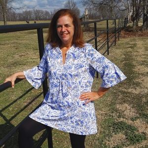 Jude Connally tunic dress, Large